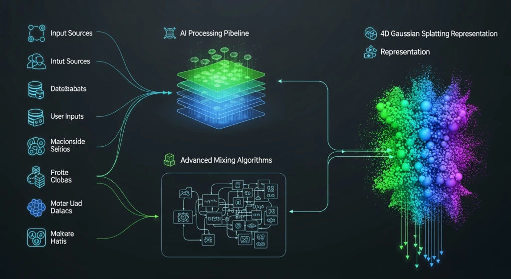 Fluxo de trabalho de processamento de IA avançado para aprimoramento e mixagem de bullet time