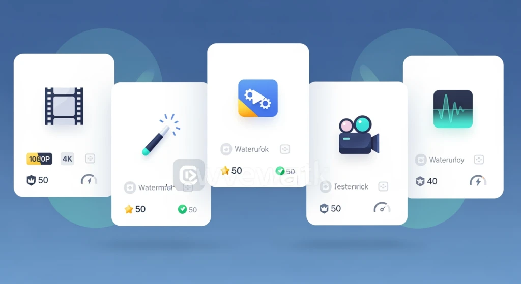 Comparação de ferramentas gratuitas de geração de vídeo com IA, incluindo Kling AI, WaveSpeedAI, HaiLuo e LTX Video